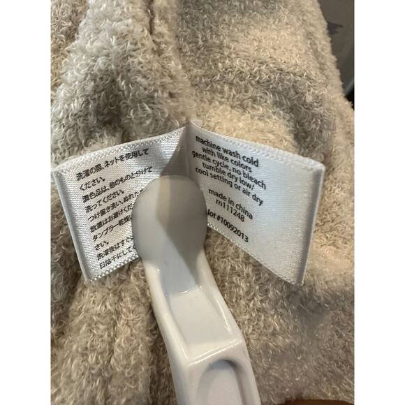 Barefoot Dreams Cozychic Lite Island Wrap Cardigan 436 Tan Stone Small Medium - Picture 7 of 11